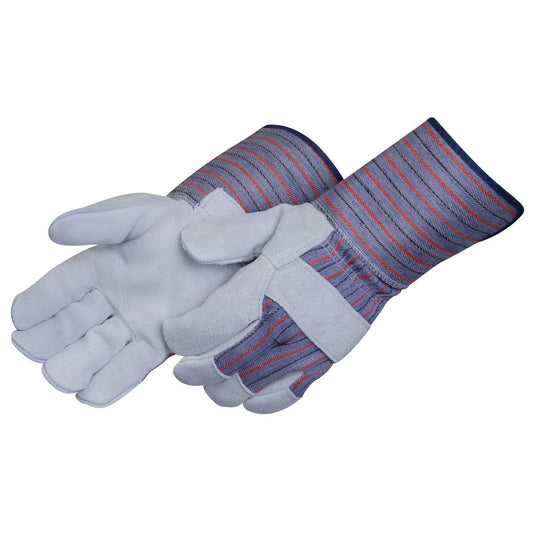 4.5" Plasticized Cuff Leather Gloves - Liberty Safety - Durable