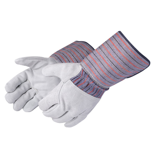4.5" Rubberized Cuff Leather Gloves - Liberty Safety - Durable Design