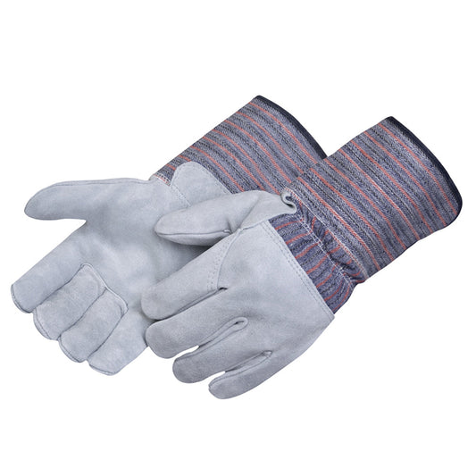 4.5" Rubberized Cuff Leather Gloves - Liberty Safety - Durable