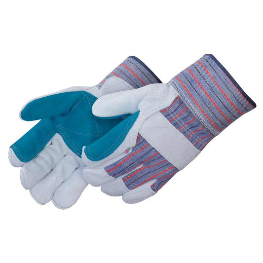 Gray Leather Gloves - Liberty Safety - Durable Cowhide