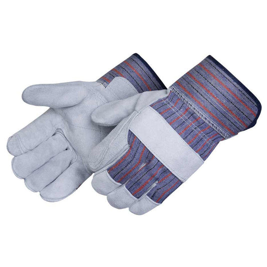 Gray Leather Gloves - Liberty Safety - Durable Design