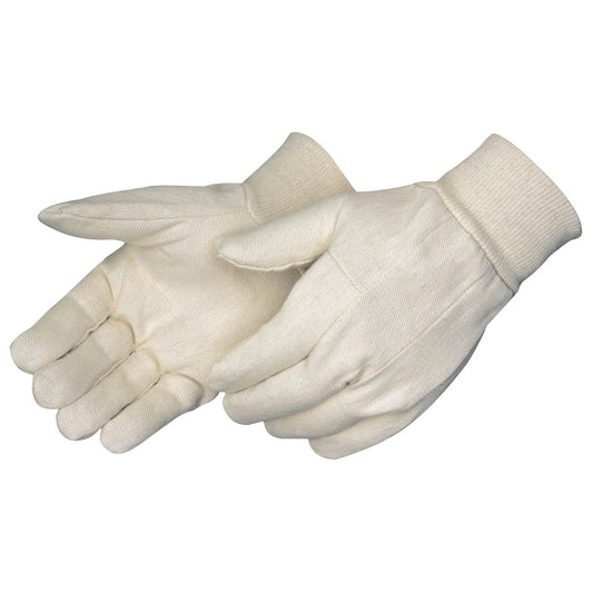 White Cotton Gloves - Liberty Safety - Wing Thumb Design