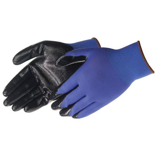 Red/Blue/Black String Knit Gloves - Liberty Safety - Durable