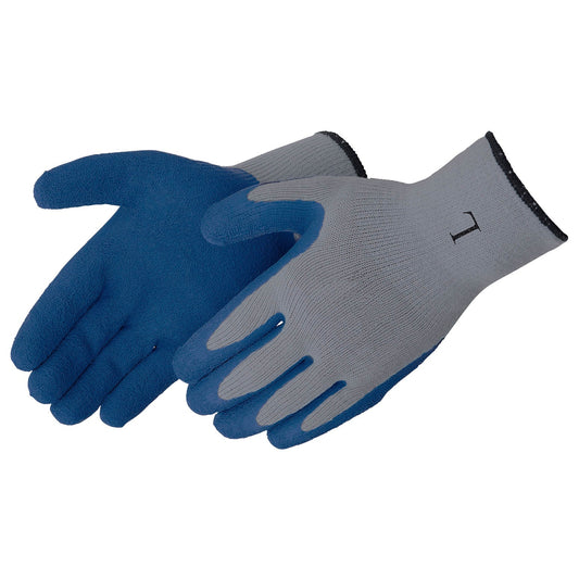 Gray String Knit Gloves - Liberty Safety - Durable Grip