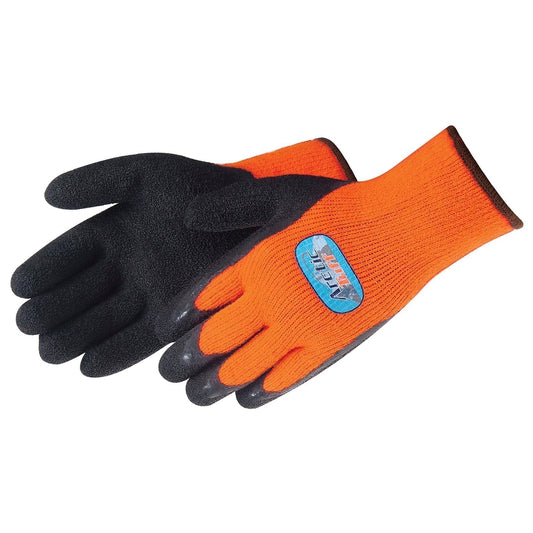 Orange String Knit Gloves - Liberty Safety - Durable Latex