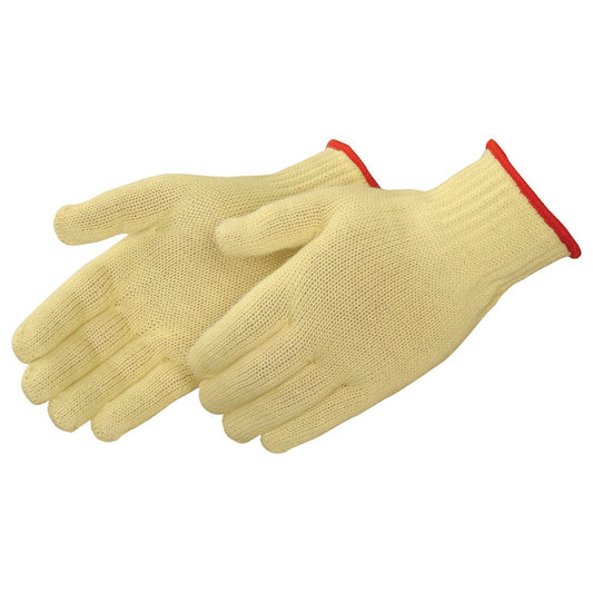 Yellow String Knit Gloves - Liberty Safety - Cut Resistant