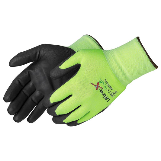 Yellow/Lime String Knit Gloves - Liberty Safety - Durable Design