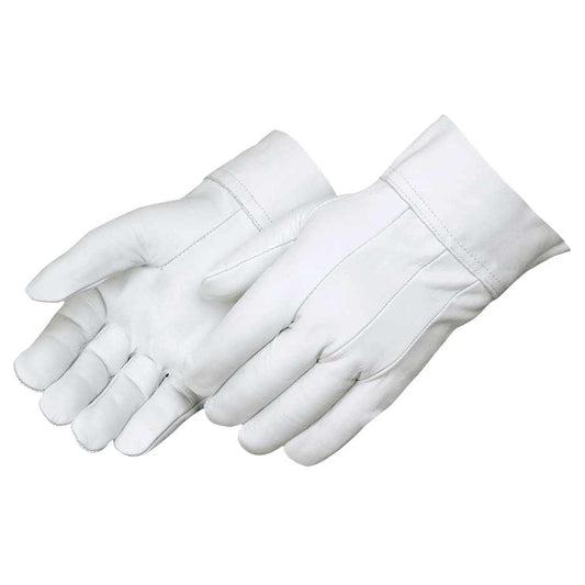 White Leather Gloves - Liberty Safety - Goatskin Quality