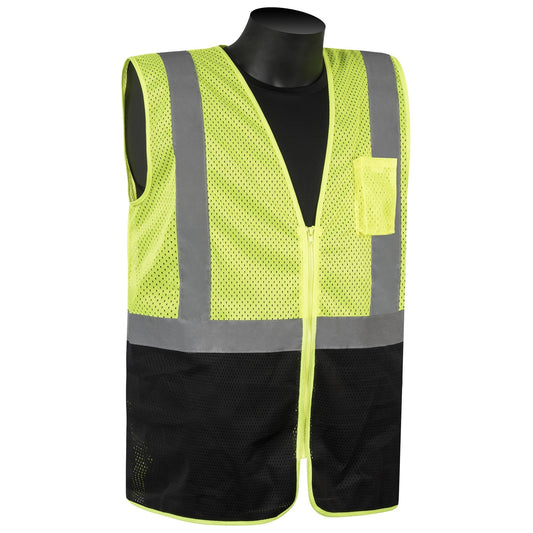 Yellow/Lime Safety Vests - Liberty Safety - Reflective Design