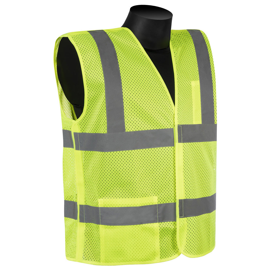 Orange Reflective Vest - Liberty Safety - ANSI Certified