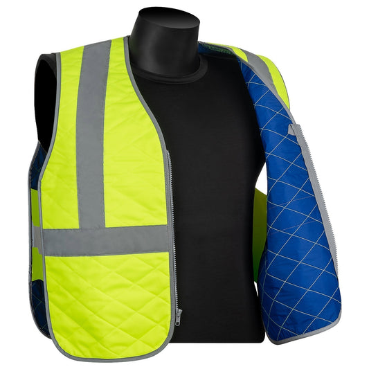Yellow/Lime Cooling Vest - Liberty Safety - ANSI Certified