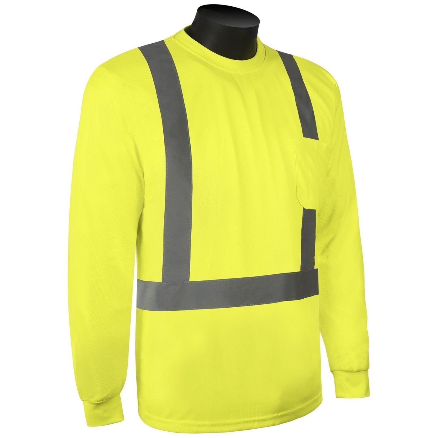 Yellow/Lime Safety Shirts - Liberty Safety - Moisture Wicking