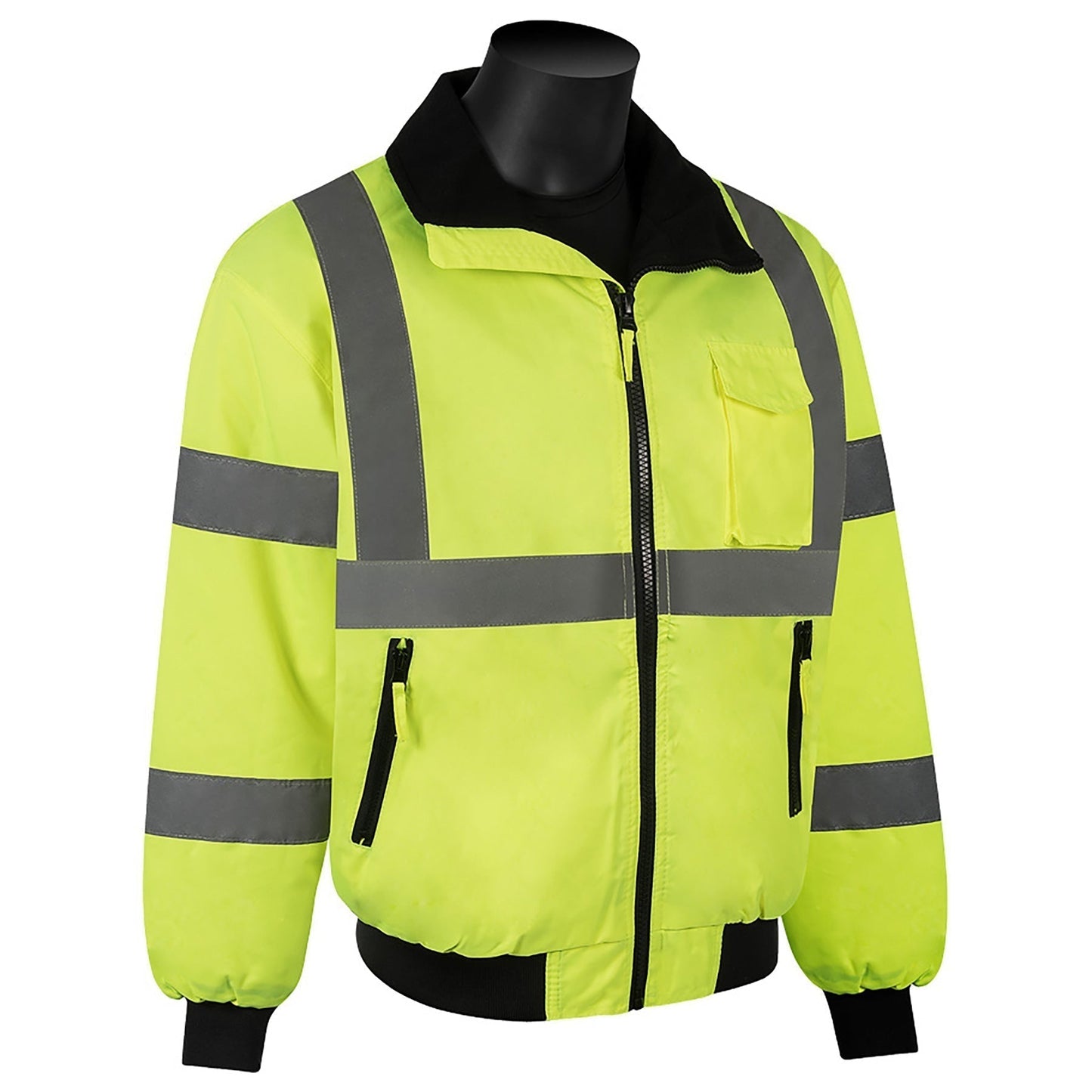 Yellow/Lime Safety Jacket - Liberty Safety - Waterproof