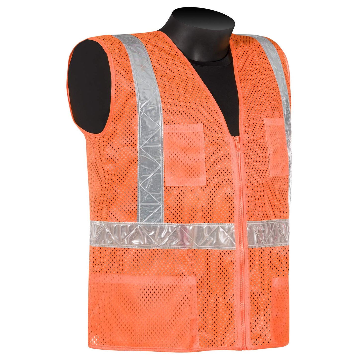 Orange Safety Vest - Liberty Safety - Reflective Visibility