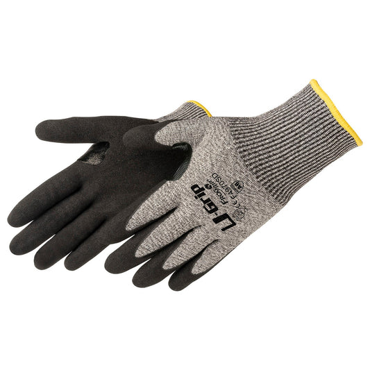 Gray String Knit Gloves - Liberty Safety - Durable Design
