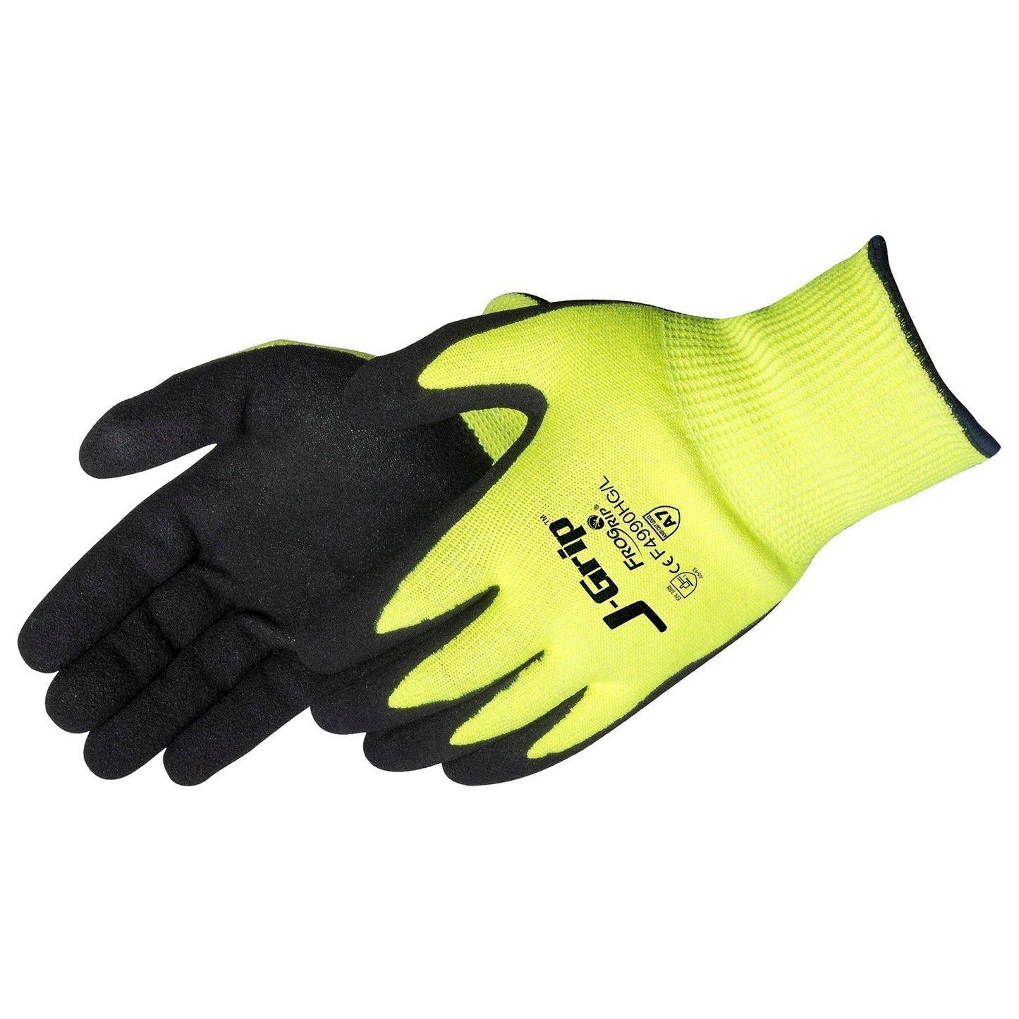Yellow/Lime String Knit Gloves - Liberty Safety - Durable Design