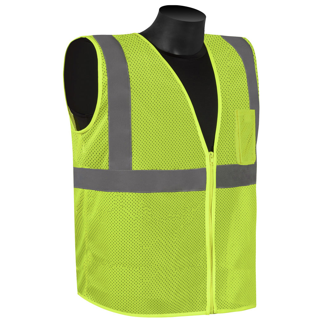 Orange Safety Vest - Liberty Safety - Self Extinguishing
