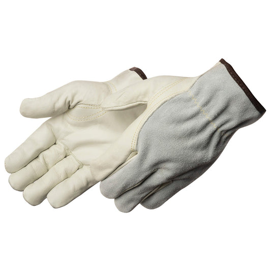 Gray Leather Gloves - Liberty Safety - Durable Design
