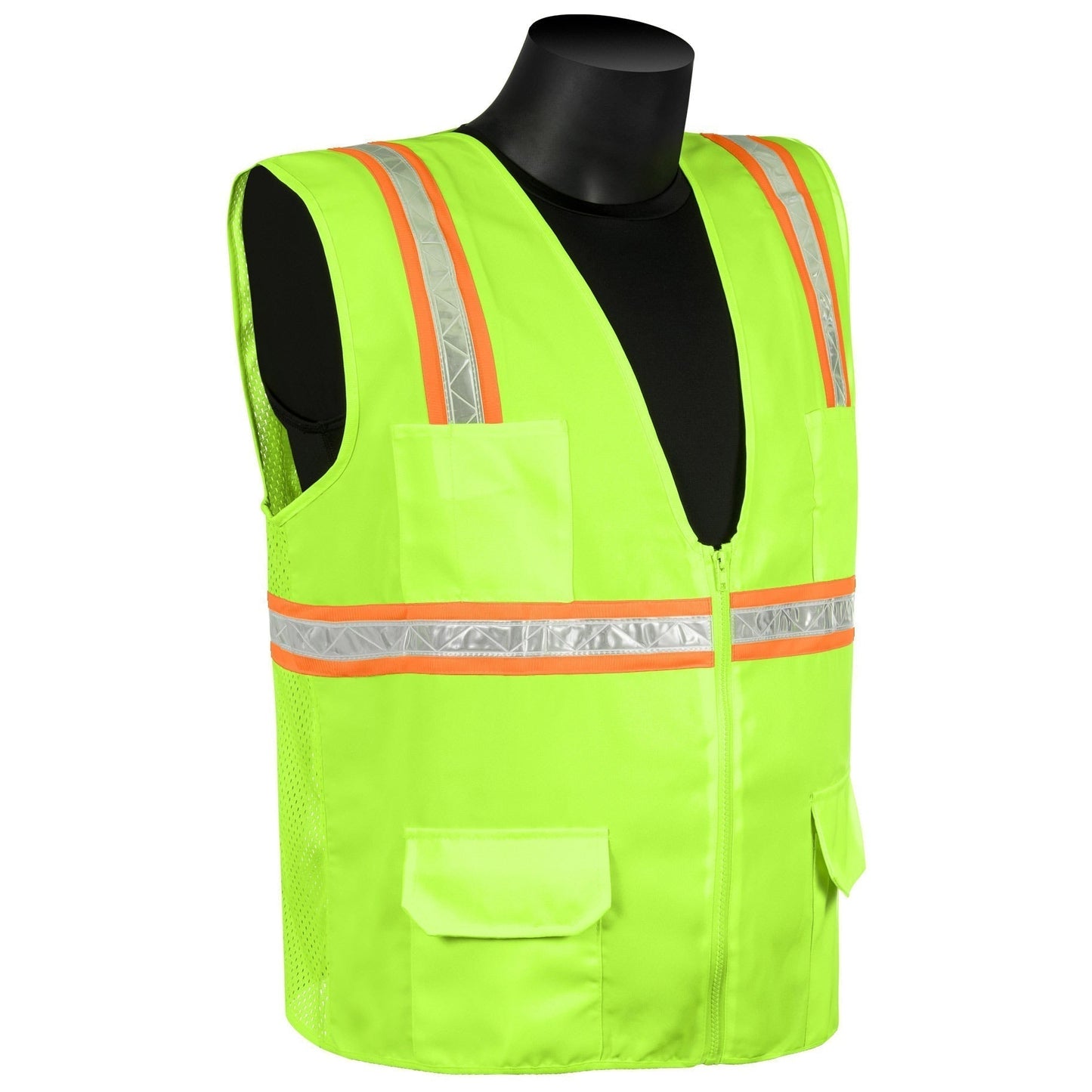Orange Safety Vests - Liberty Safety - Fluorescent Vest