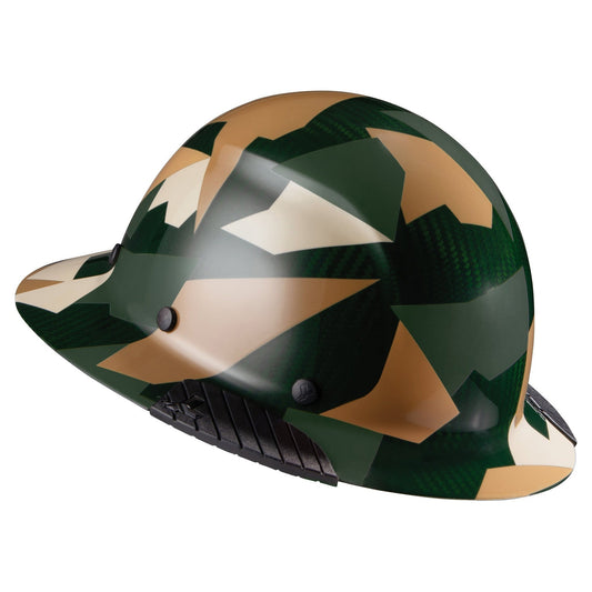 Jungle Camo Hard Hats - LIFT Safety - Carbon Fiber