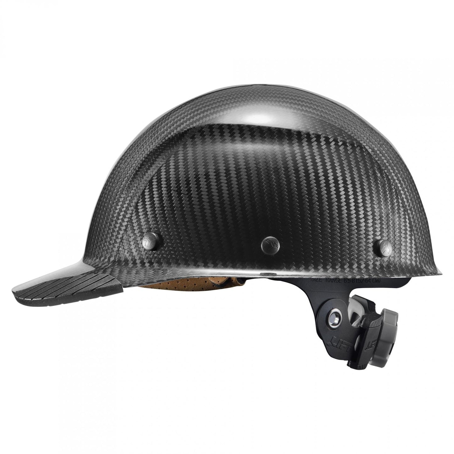 Gloss Black Hard Hats - LIFT Safety - Carbon Fiber Design
