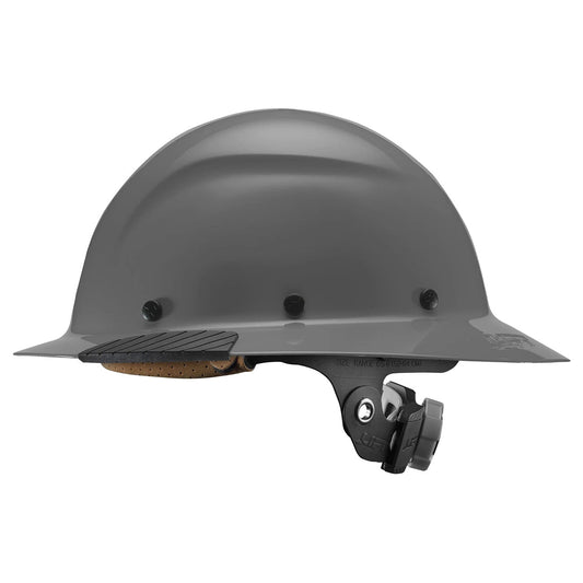 Grey Hard Hats - LIFT Safety - Durable Full Brim Design