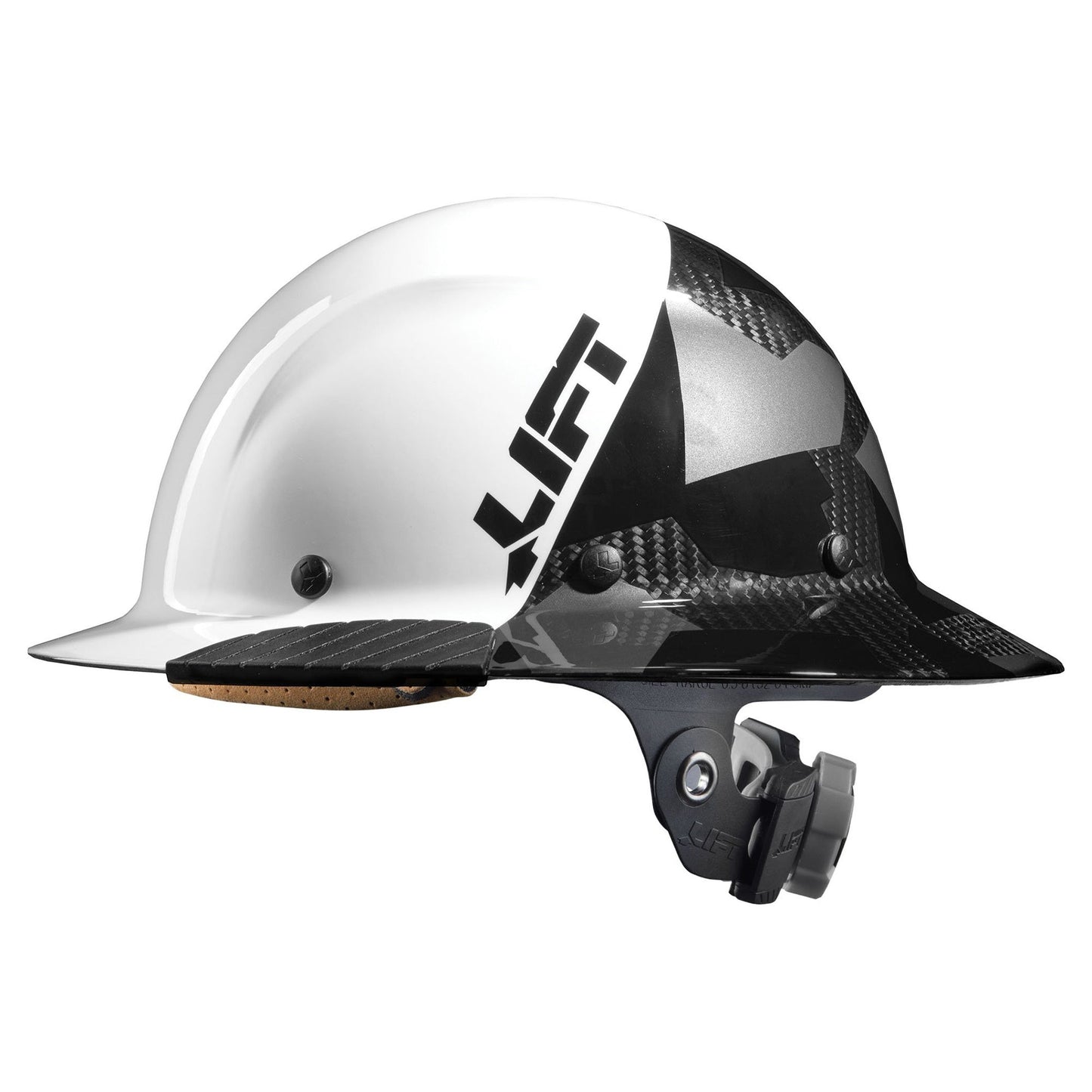 White/Black Camo Hard Hats - LIFT Safety - Stylish Design