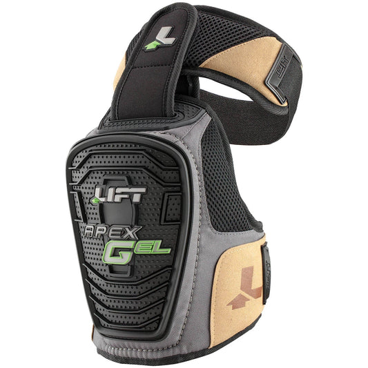 Gray/Black Knee Pads - LIFT Safety - Gel Insert Design