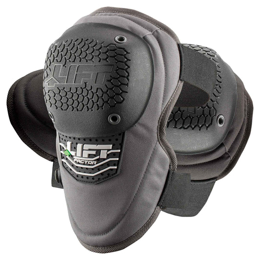 Gray/Black Knee Pads - LIFT Safety - Comfortable Fit
