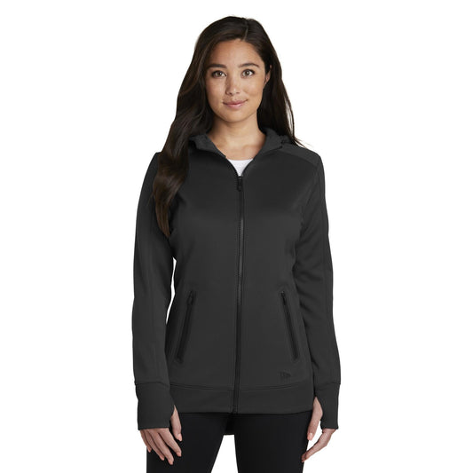 Black Fleece Hoodie - New Era - Comfortable Tag-Free