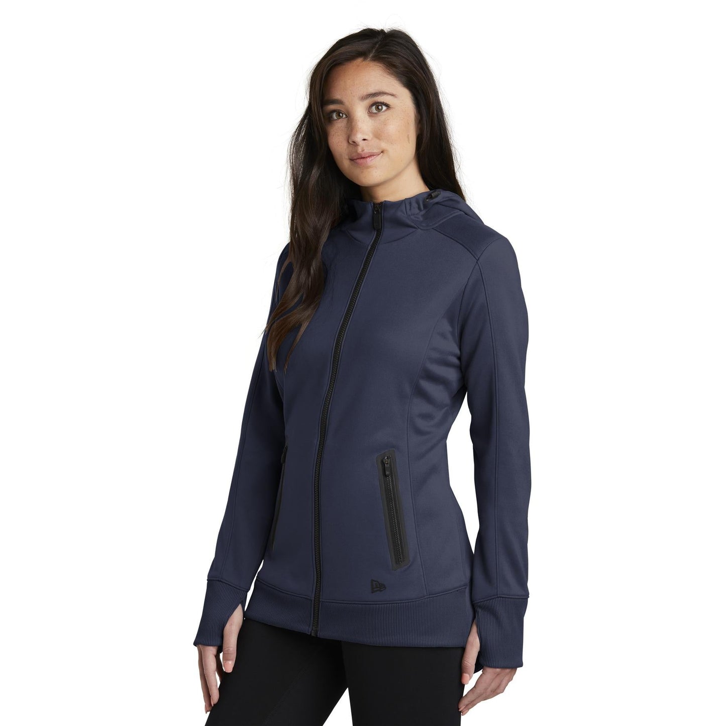 Black Fleece Hoodie - New Era - Comfortable Tag-Free
