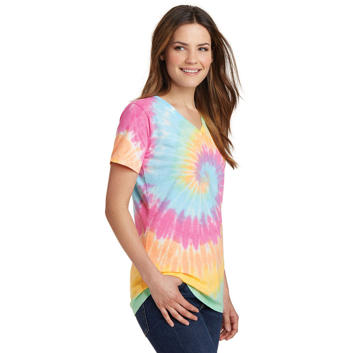 Rainbow T-Shirts - Port & Company - Colorful Cotton Tee - Unique Design