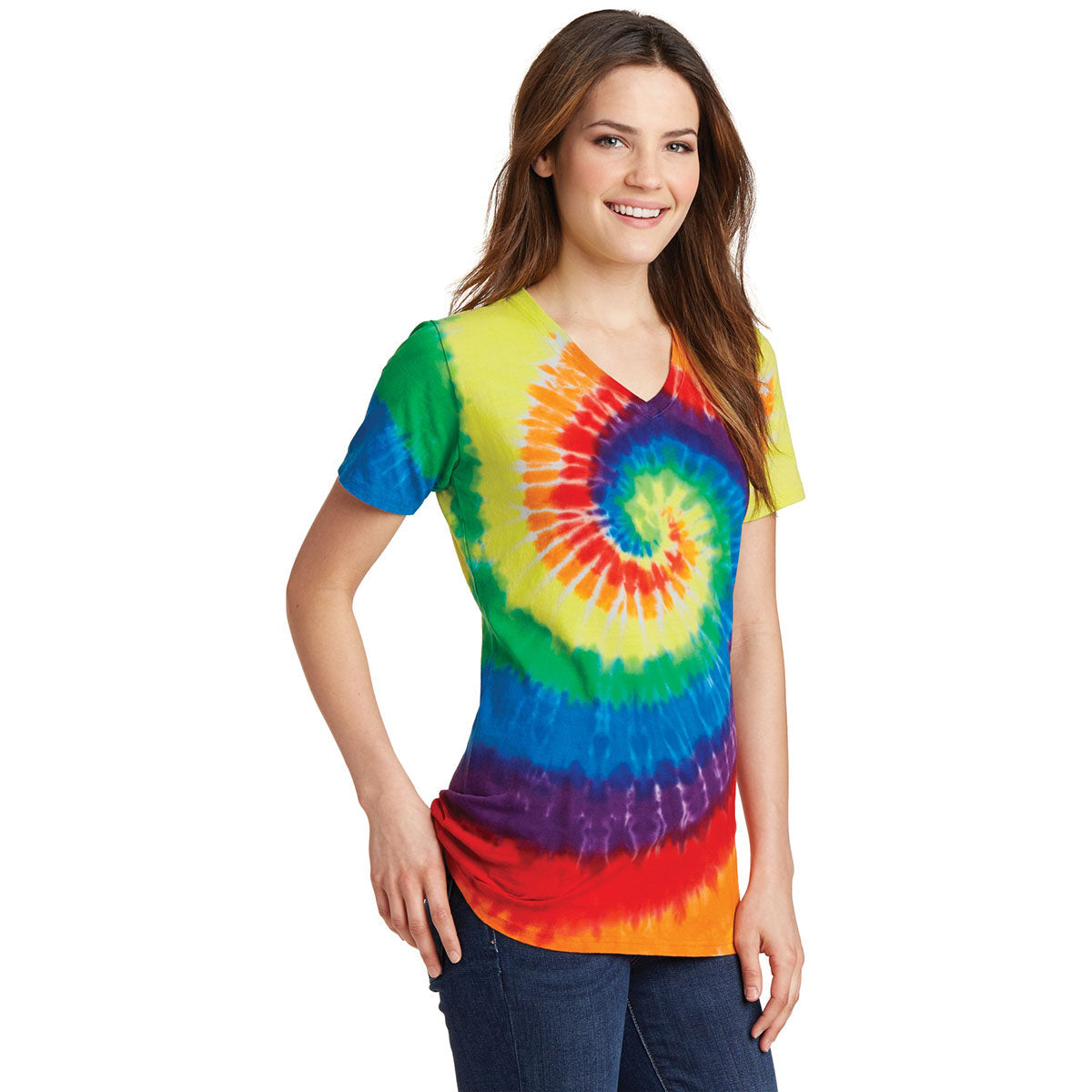 Rainbow T-Shirts - Port & Company - Colorful Cotton Tee - Unique Design