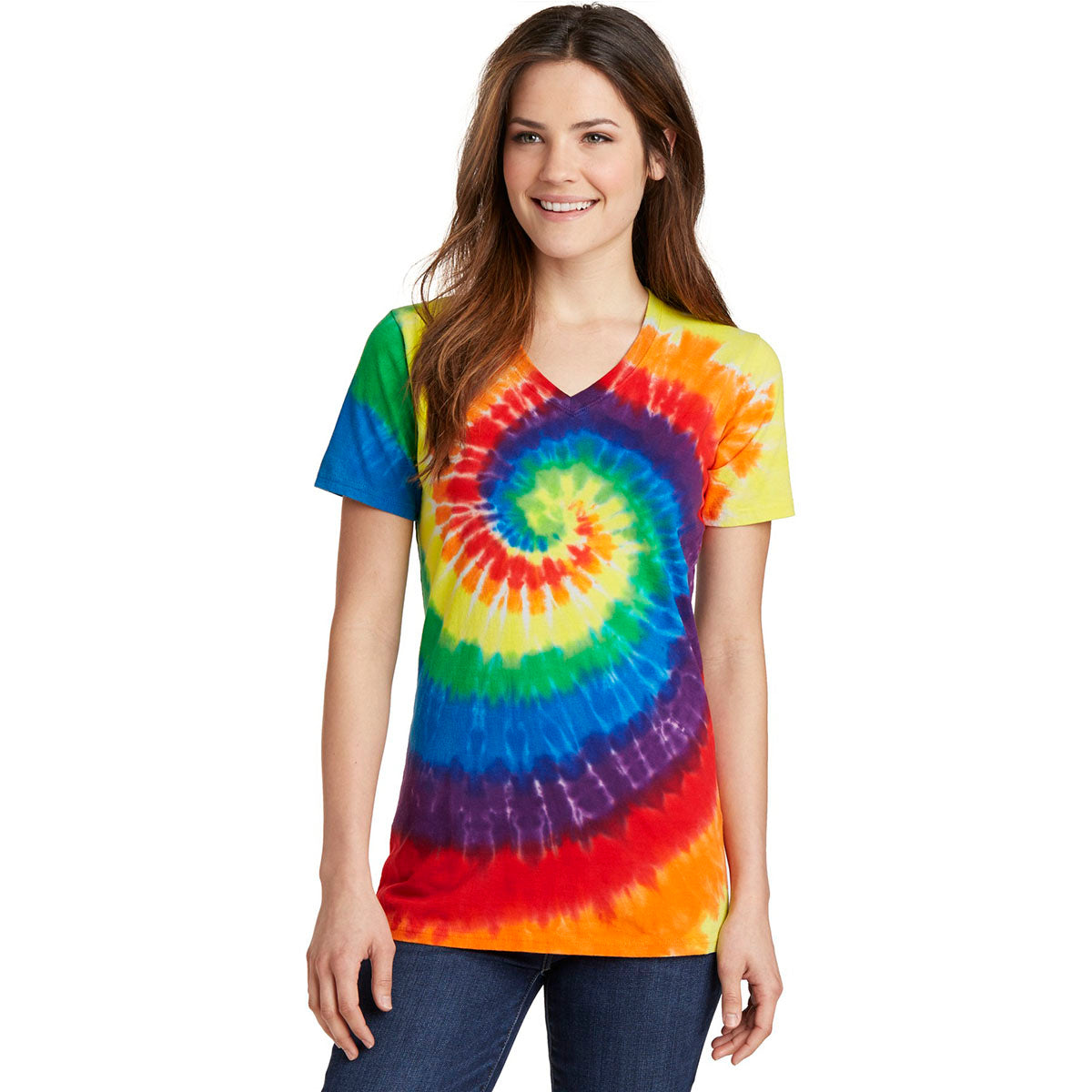 Rainbow T-Shirts - Port & Company - Colorful Cotton Tee - Unique Design