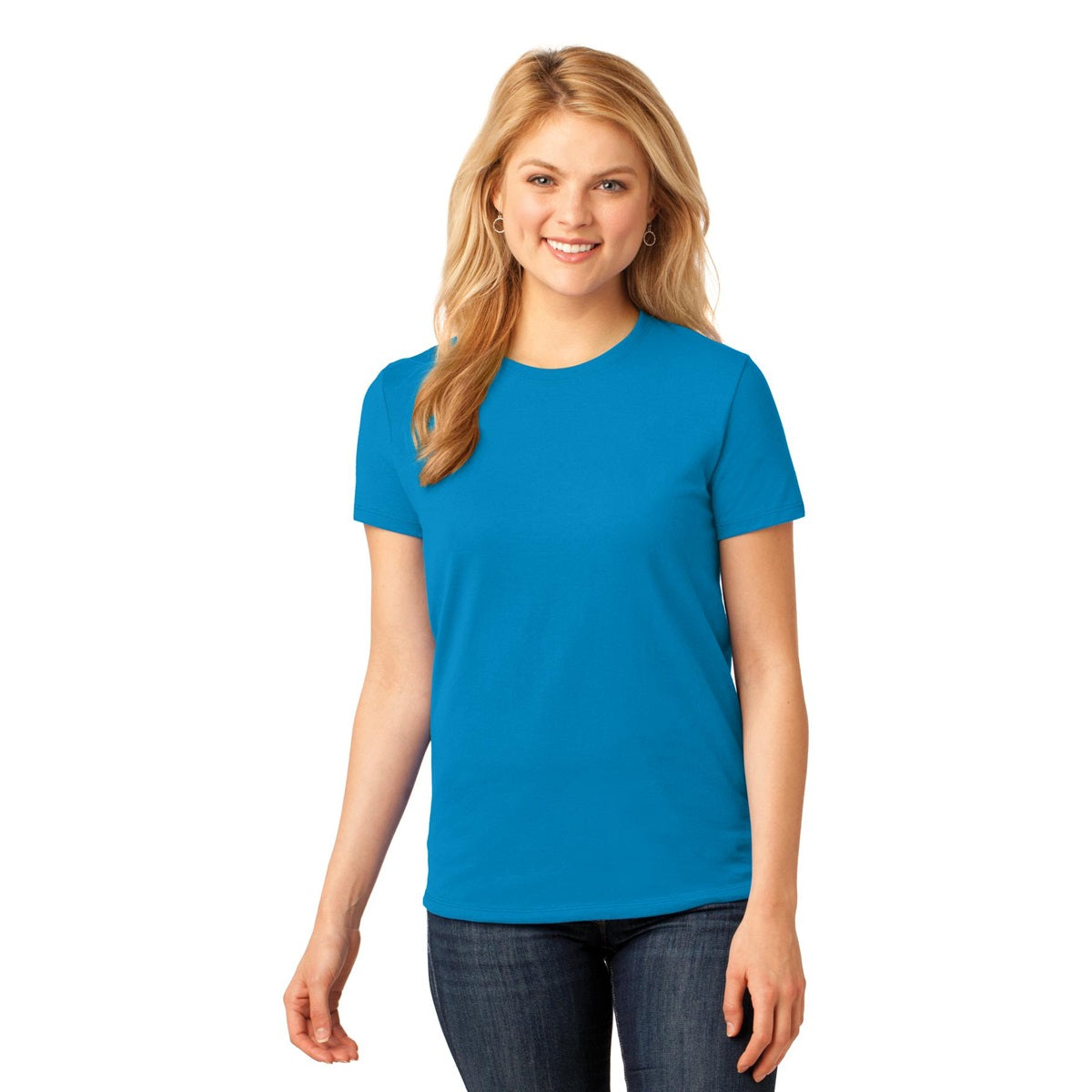 Aquatic Blue T-Shirt - Port & Company - Comfortable Fit