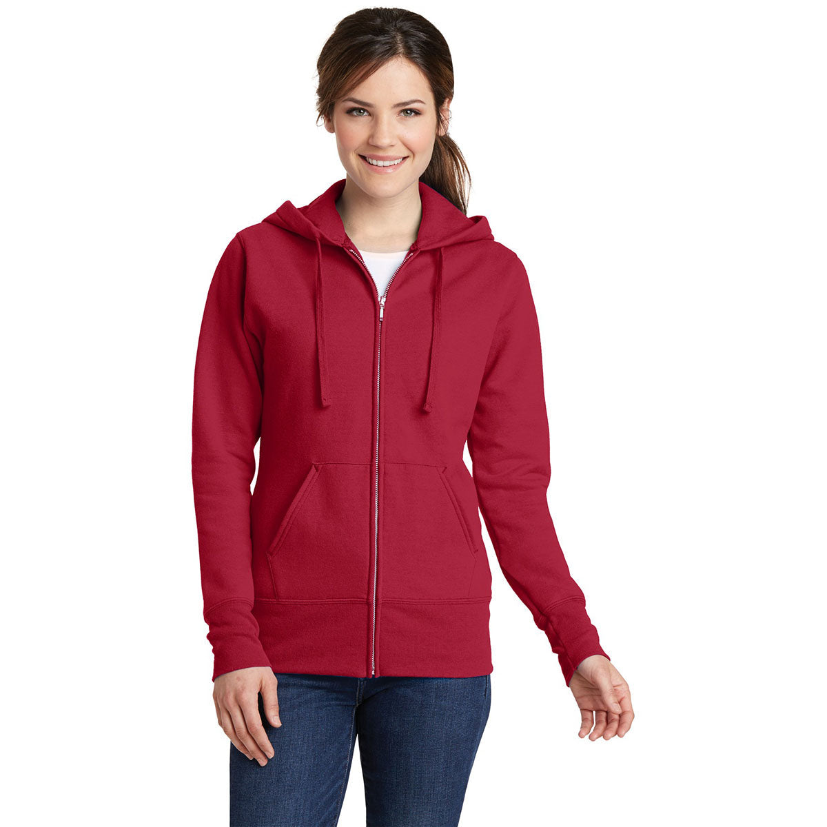 Charcoal Fleece Sweatshirt - Port & Company - Soft Fabric