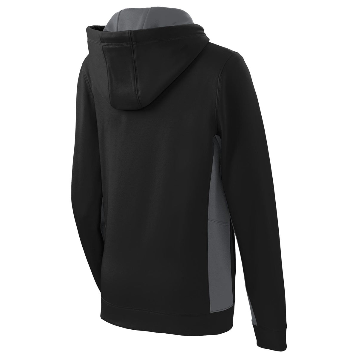 Purple/Dark Smoke Grey Sweatshirt - Sport-Tek - Colorblock Design