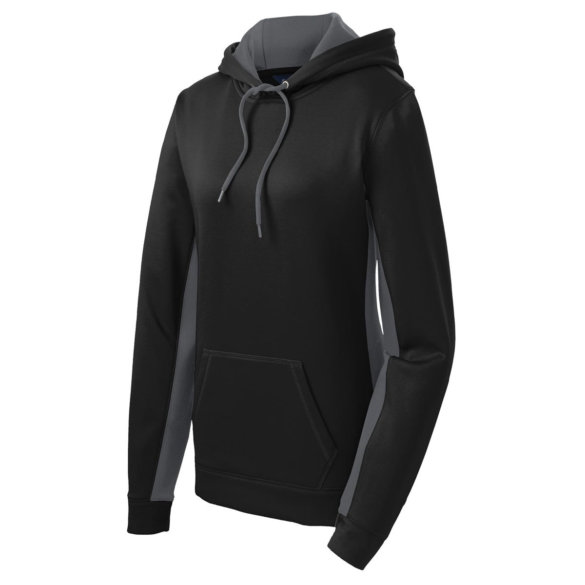 Purple/Dark Smoke Grey Sweatshirt - Sport-Tek - Colorblock Design