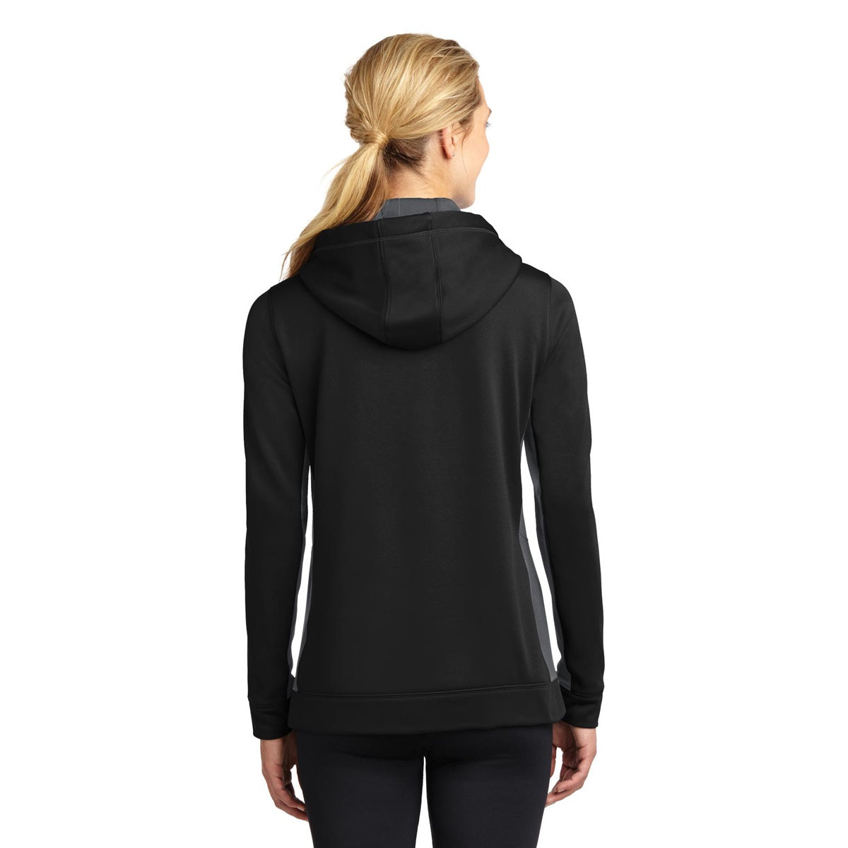 Purple/Dark Smoke Grey Sweatshirt - Sport-Tek - Colorblock Design
