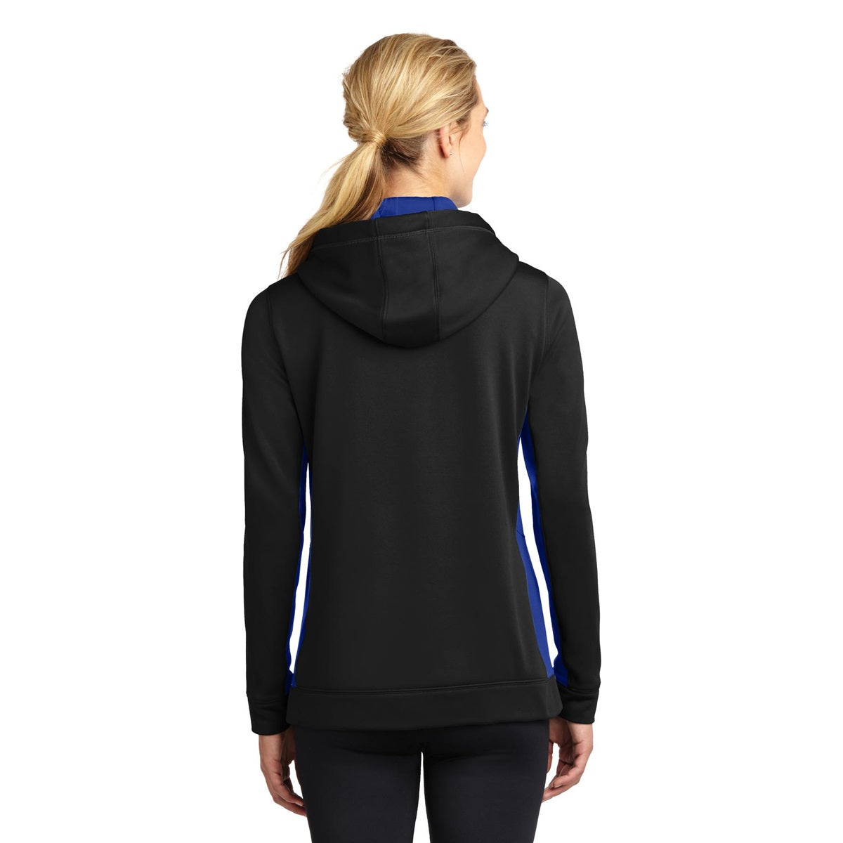 Purple/Dark Smoke Grey Sweatshirt - Sport-Tek - Colorblock Design