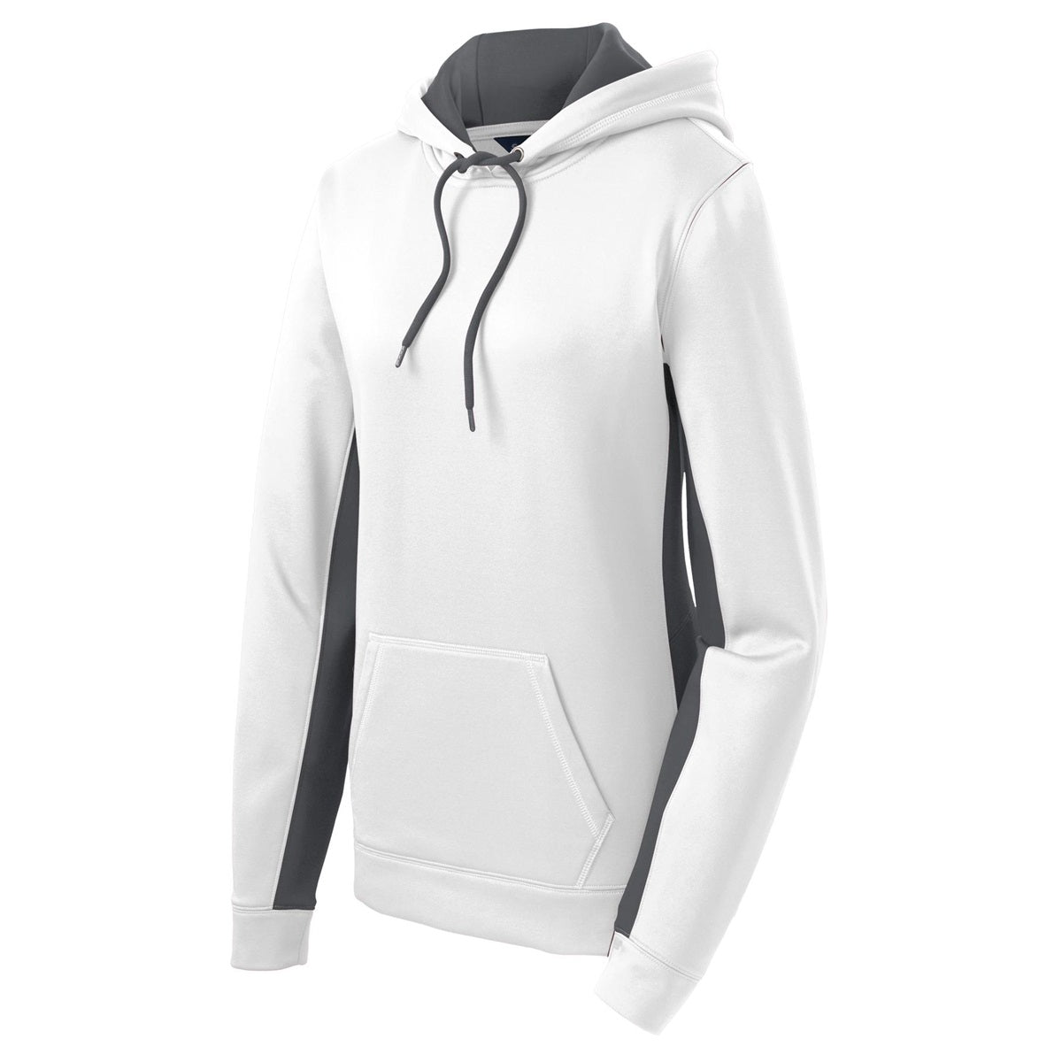Purple/Dark Smoke Grey Sweatshirt - Sport-Tek - Colorblock Design
