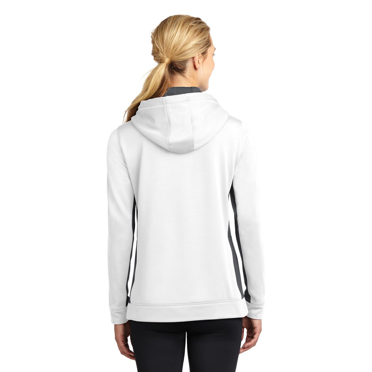 Purple/Dark Smoke Grey Sweatshirt - Sport-Tek - Colorblock Design