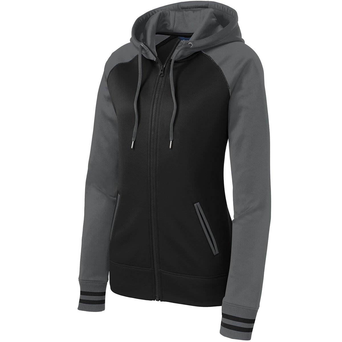 Black Varsity Jacket - Sport-Tek - Stylish Fit