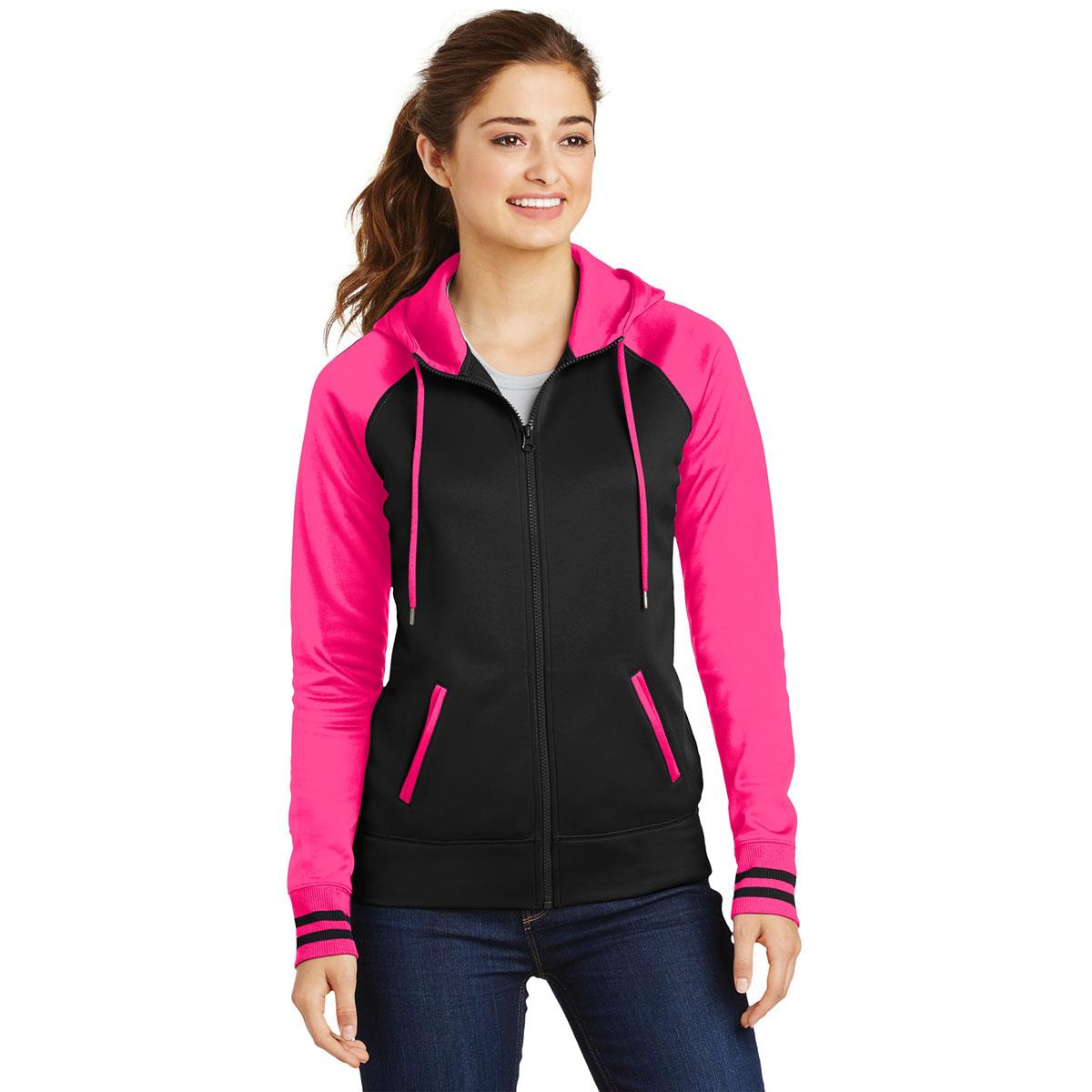 Black Varsity Jacket - Sport-Tek - Stylish Fit
