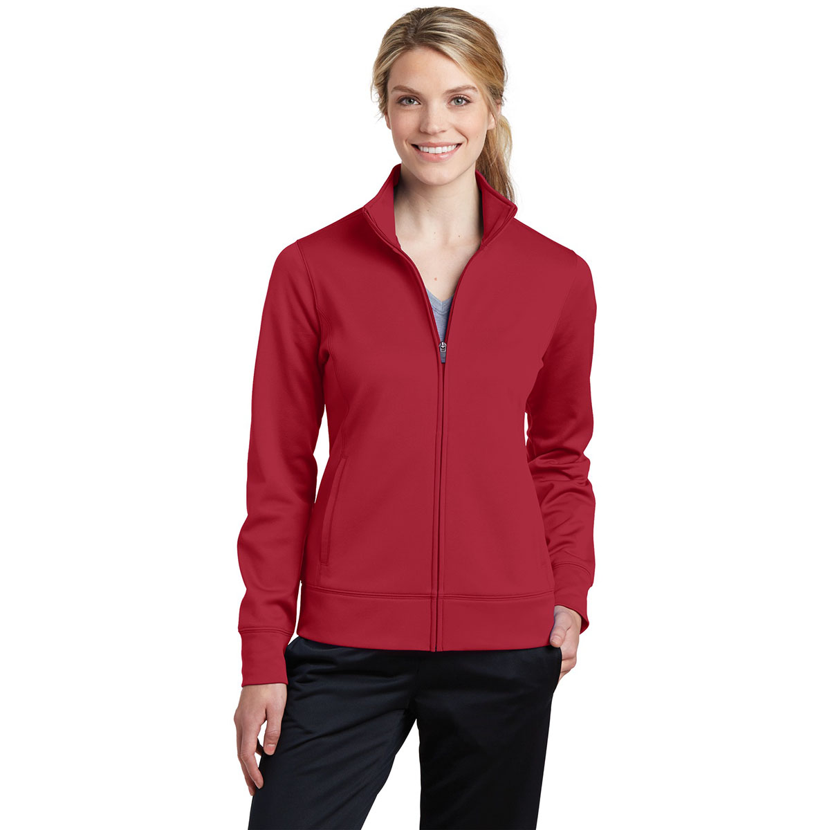 Black Jackets - Sport-Tek - Cozy Fleece Full-Zip - Stylish Wear