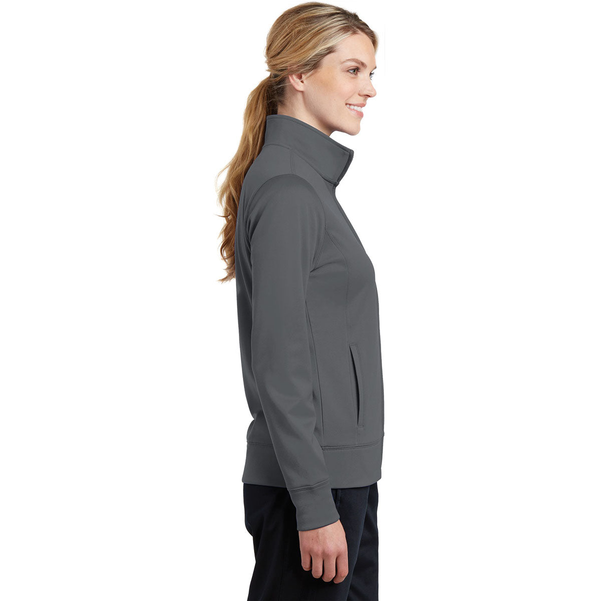 Black Jackets - Sport-Tek - Cozy Fleece Full-Zip - Stylish Wear