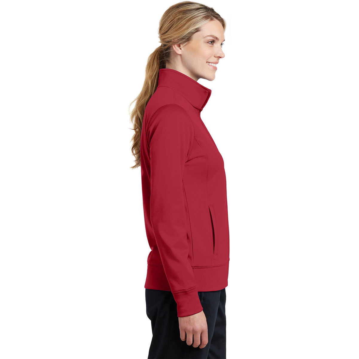 Black Jackets - Sport-Tek - Cozy Fleece Full-Zip - Stylish Wear