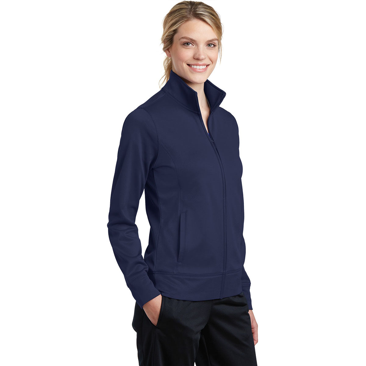 Black Jackets - Sport-Tek - Cozy Fleece Full-Zip - Stylish Wear