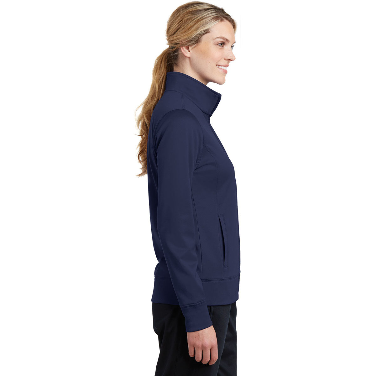 Black Jackets - Sport-Tek - Cozy Fleece Full-Zip - Stylish Wear
