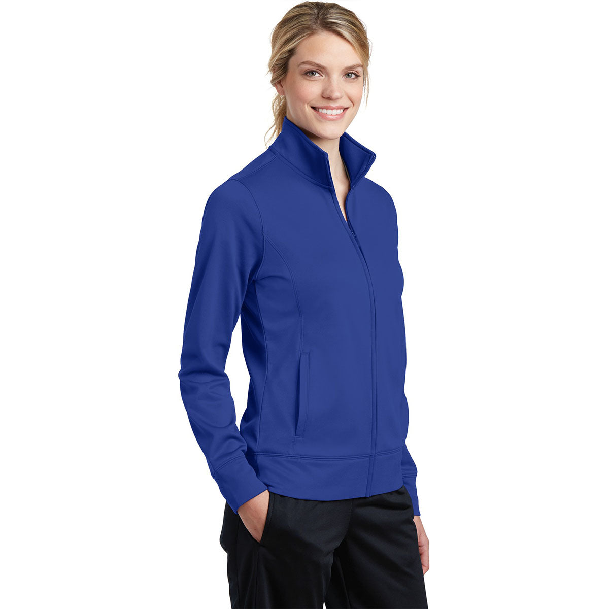 Black Jackets - Sport-Tek - Cozy Fleece Full-Zip - Stylish Wear